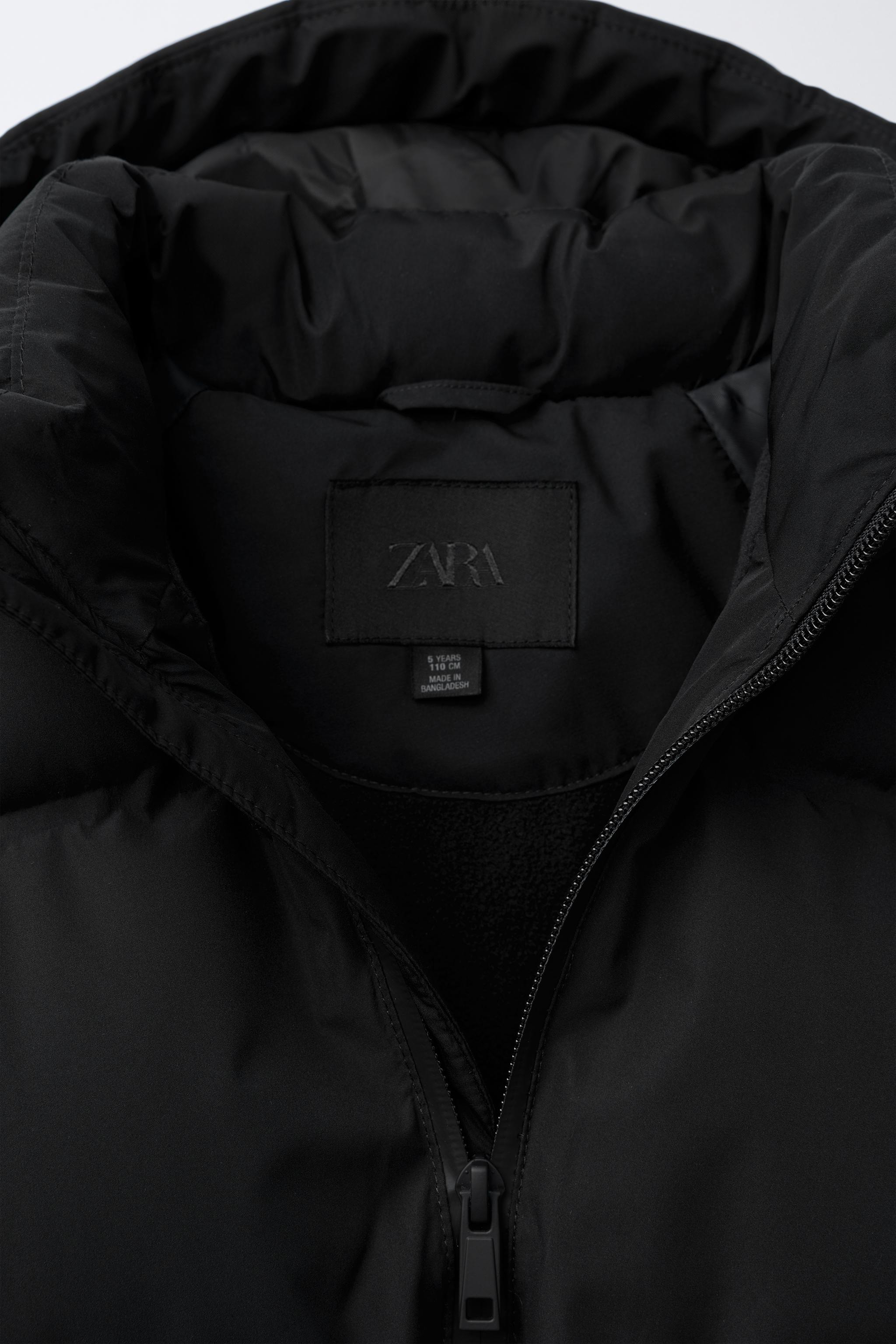 WATER REPELLENT HOODIE PUFFER COAT